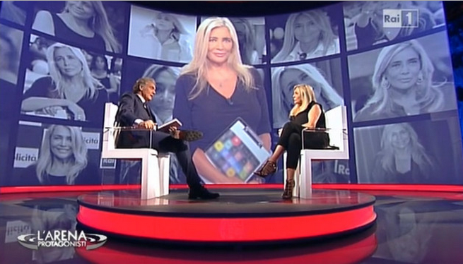 Mara Venier preferisce Giletti alla Perego, gode per gli ascolti dell’Arena e ‘saluta’ la sorella del direttore