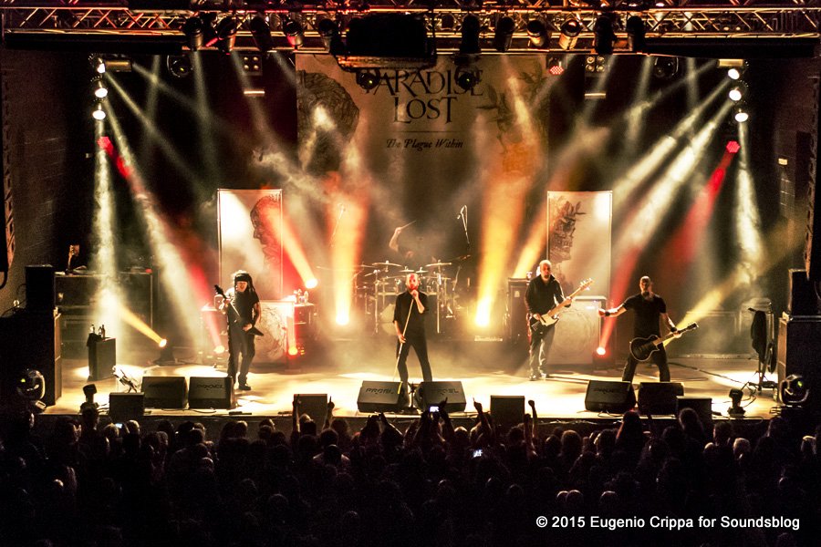 Paradise Lost a Trezzo: foto-report dal concerto al Live Club, Novembre 2015