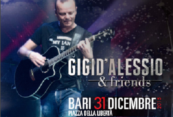 Capodanno 2016, Gigi d’Alessio a Bari e in diretta su Canale 5: anticipazioni o ospiti #GigiAndFriends
