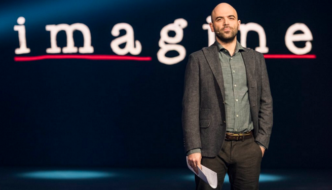 Roberto Saviano, il tweet sui dati Auditel e i veri ascolti di Imagine