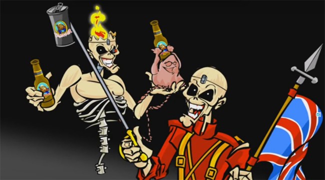 Iron Maiden, gli auguri di Natale in un cartone animato
