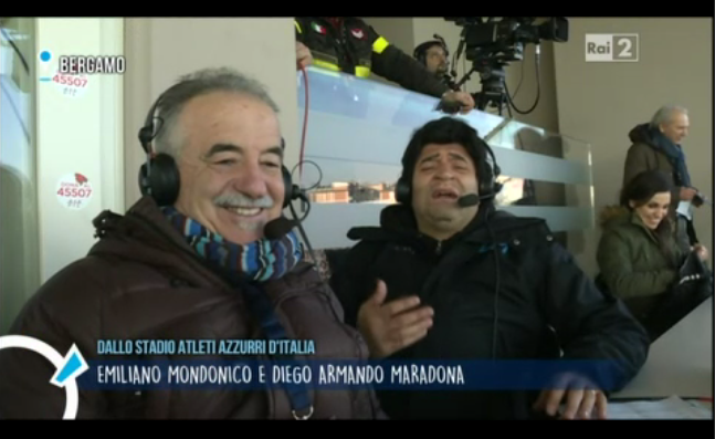 Quelli che il calcio, Max Giusti imita Diego Armando Maradona (Video)