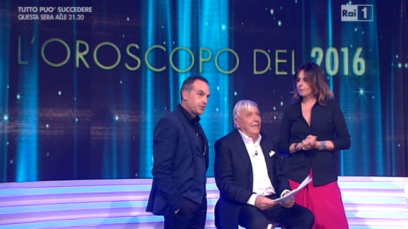 Domenica in, Giuliani smaschera l’Oroscopo in tv: “Ci sono le stelle perché se no Branco non lavora”