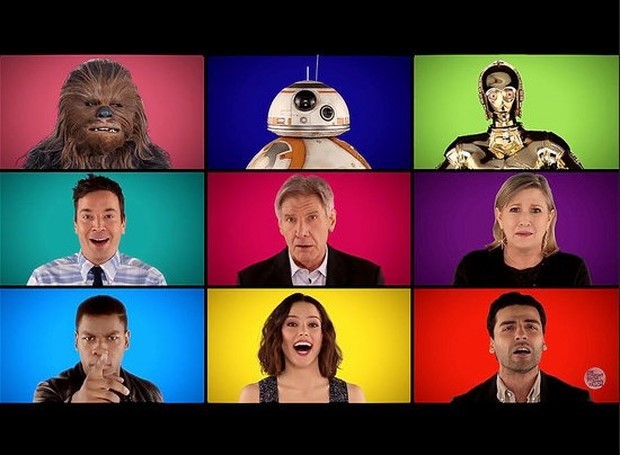 Star Wars 7: il cast canta in coro la leggendaria colonna sonora di John Williams (video)