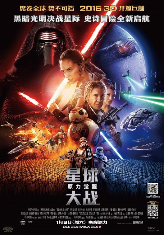 Star Wars 7: poster retrò e locandina cinese