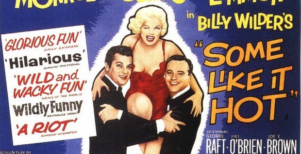 Stasera in tv su Rai 3: “A qualcuno piace caldo” con Marilyn Monroe