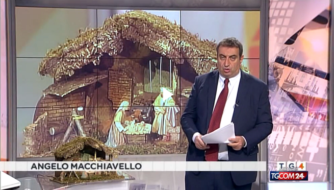 Tg 4, presepe in studio fino al 6 gennaio: “Le nostre tradizioni sono da difendere”