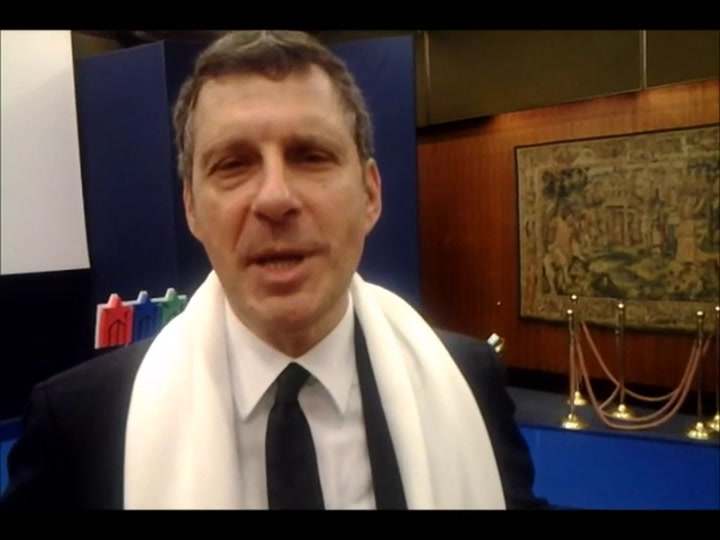 Telethon 2015, Fabrizio Frizzi a Blogo