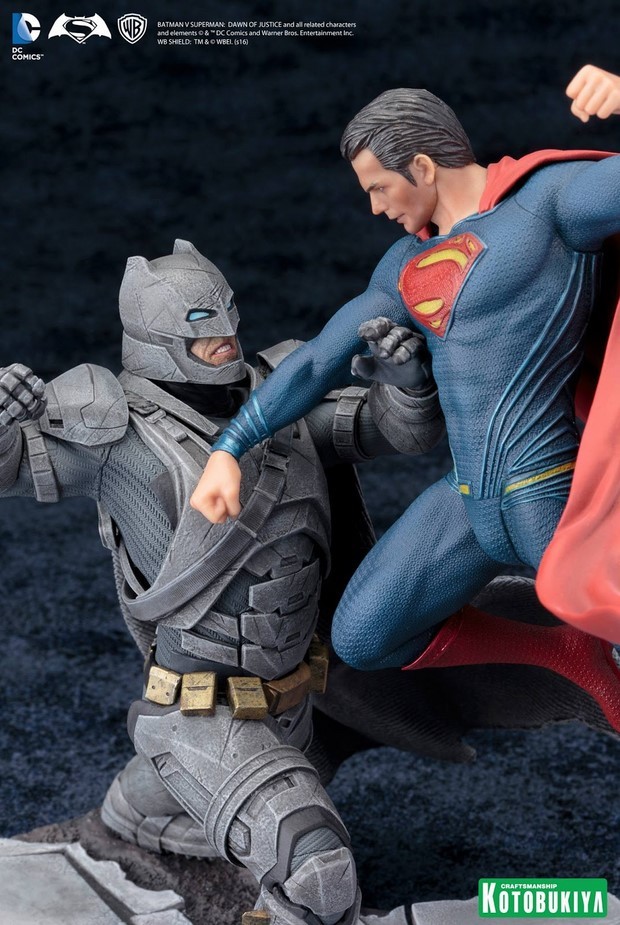 Batman v Superman: nuove statue diorama by Kotobukiya