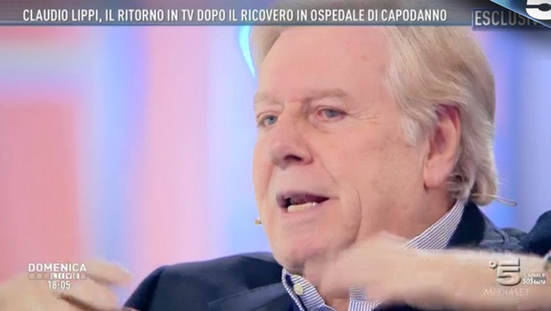 Claudio Lippi: “Il mio addio a Buona Domenica? Non so se lo rifarei…”