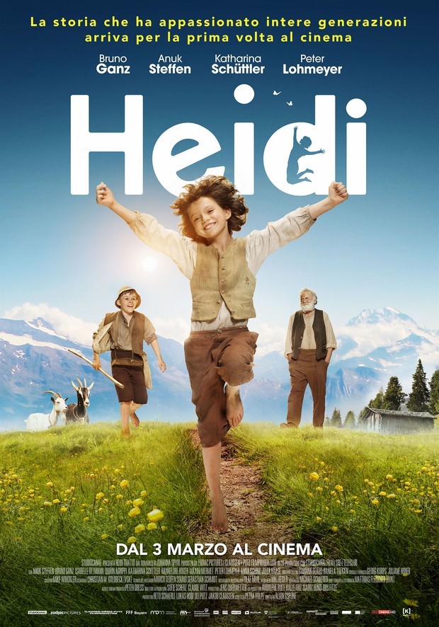 Heidi: trailer italiano, foto e poster del film live-action