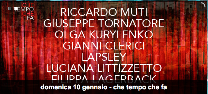 Che Tempo Che Fa, puntata 10 gennaio 2016: diretta, tutte le interviste