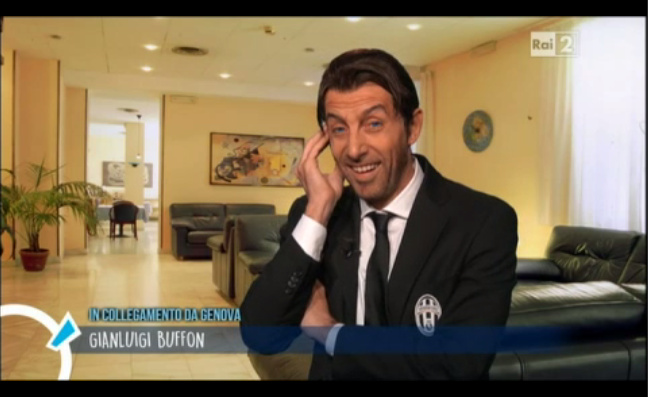 Quelli Che Il Calcio, Ubaldo Pantani imita Gigi Buffon