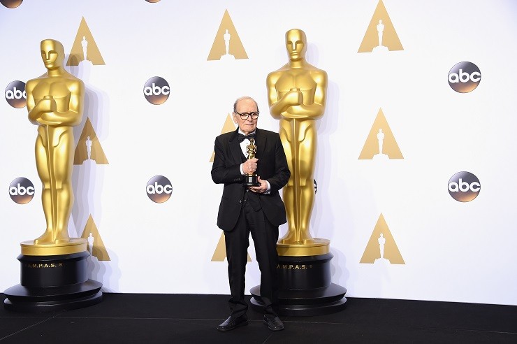Oscar 2016, Ennio Morricone vince per la colonna sonora di The Hateful Eight
