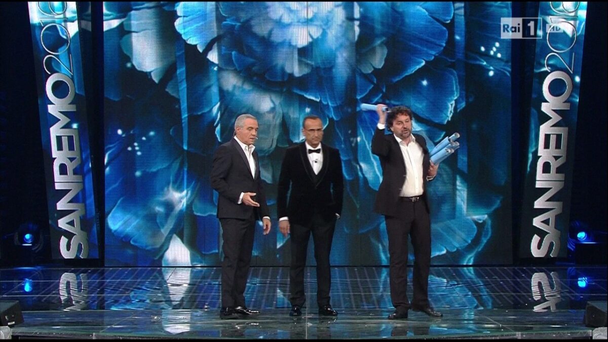 Leonardo Pieraccioni e Giorgio Panariello a Sanremo 2016