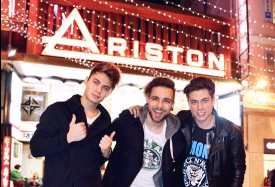 Benji e Fede a Sanremo 2016 con Alessio Bernabei