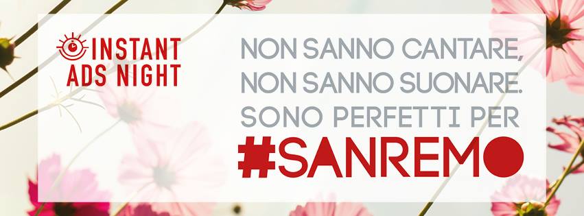Non sanno cantare, non sanno suonare, sono perfetti per #Sanremo