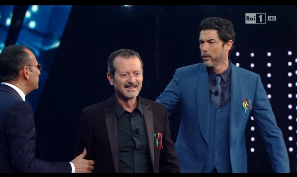 Rocco Papaleo e Alessandro Gassmann a Sanremo 2016