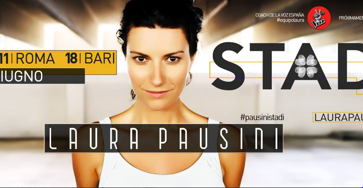 Laura Pausini, concerto negli Stadi: 11 giugno Biagio Antonacci ospite allo Stadio Olimpico di Roma