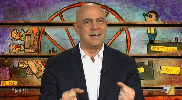 Maurizio Crozza a DiMartedì del 9 febbraio 2016 (VIDEO)