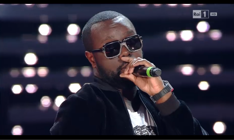 Maitre Gims a Sanremo 2016 (Foto)