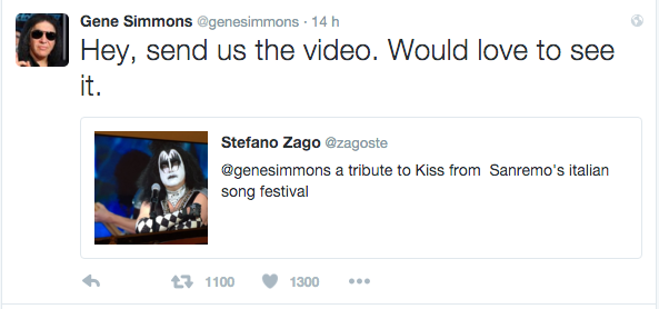 Gene Simmons Kiss – Elio e Le Storie Tese