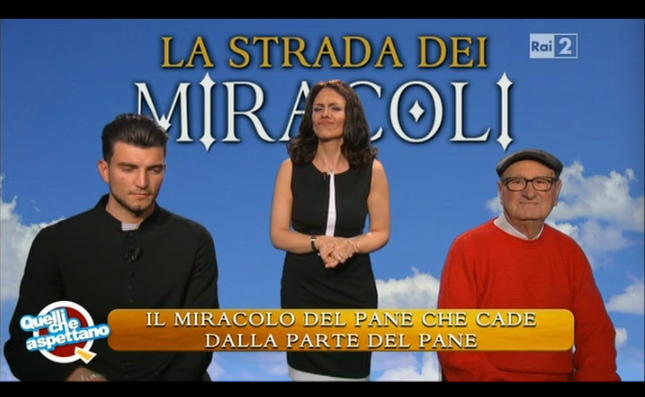 Quelli che il calcio, Lucia Ocone è Safiria Leccese (col miracolo del pane)