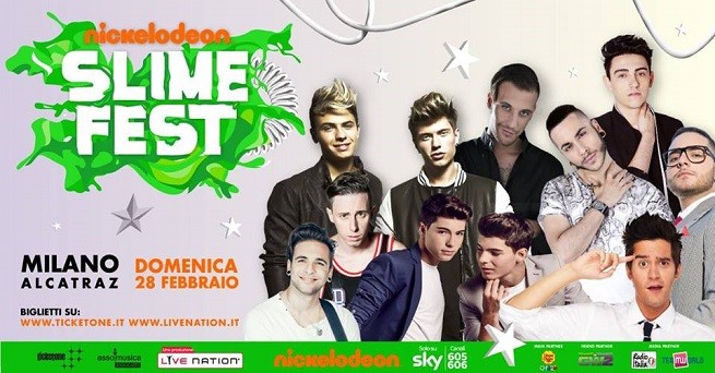 SlimeFest 2016 all’Alcatraz di Milano: gli ospiti di Nickelodeon