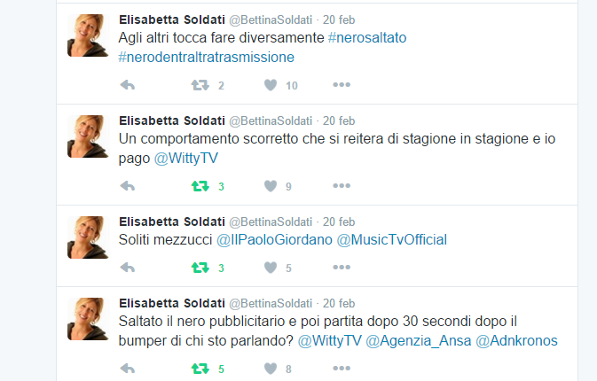 Betti Soldati contro Ballando con le stelle: tutti i tweet