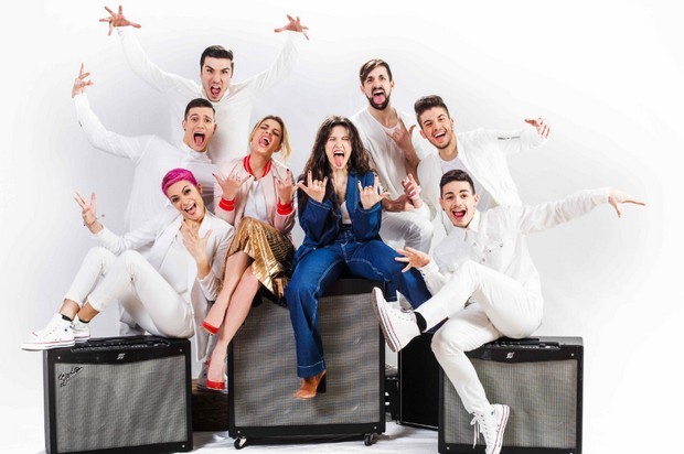 Amici 15, gli allievi della squadra bianca e i coach