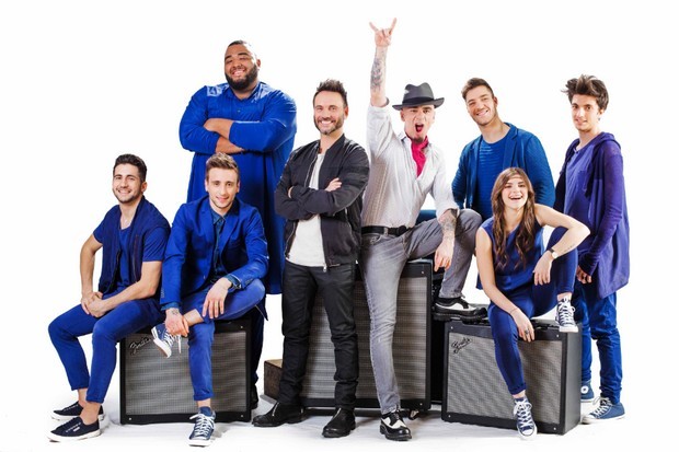 Amici 15, gli allievi della squadra blu e i coach