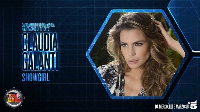 Claudia Galanti a L’Isola dei Famosi 2016