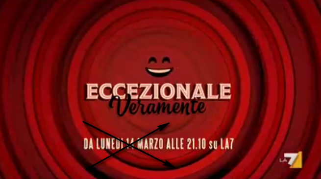 Palinsesto La7: Eccezionale veramente al giovedì, Piazzapulita torna al lunedì