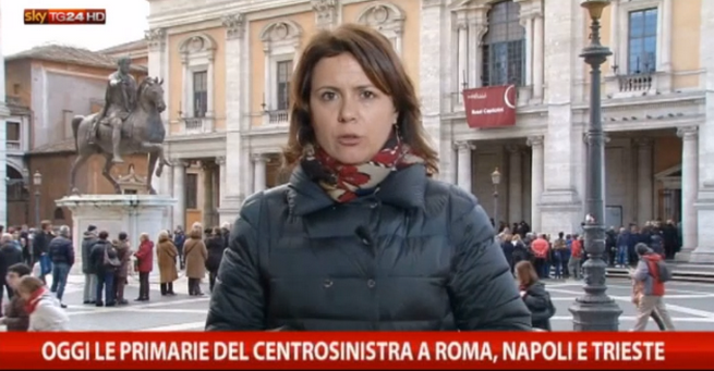 Primarie Pd a Roma: SkyTg24, il collegamento in diretta e la fila… per i Musei Capitolini (VIDEO)