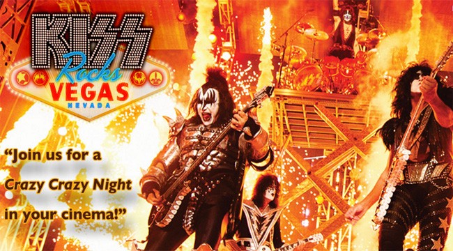 Kiss Rocks Vegas: il concerto al cinema in Italia il 25 Maggio