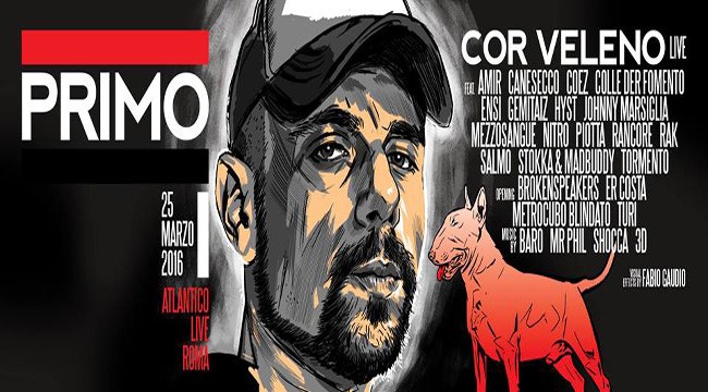 Primo Brown, concerto in memoria con Cor Veleno e decine di ospiti