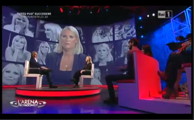 Federica Sciarelli a L’Arena, tutte le foto