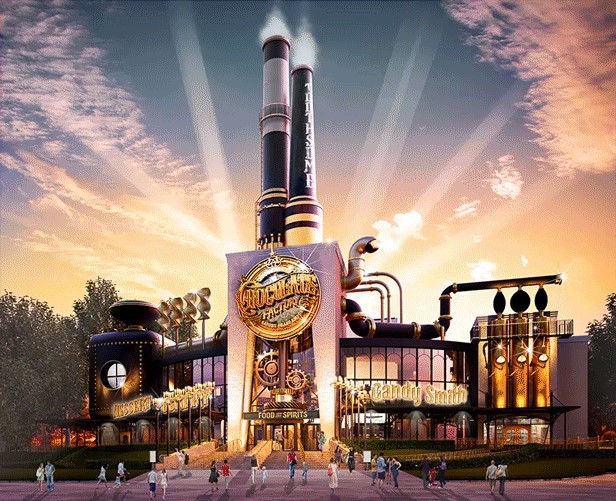 La Fabbrica di Cioccolato di Willy Wonka ispira il ristorante negli Studi Universal di Orlando