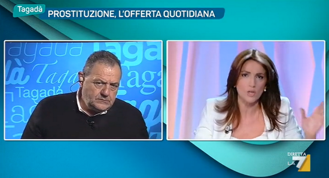 Tagadà, Vissani: “Le minorenni fanno le stupide con gli uomini”. Panella reagisce (VIDEO)