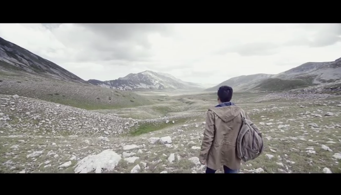Davide Borri, Zaino: il video girato in Abruzzo che non ha nulla da invidiare all’ambita Islanda