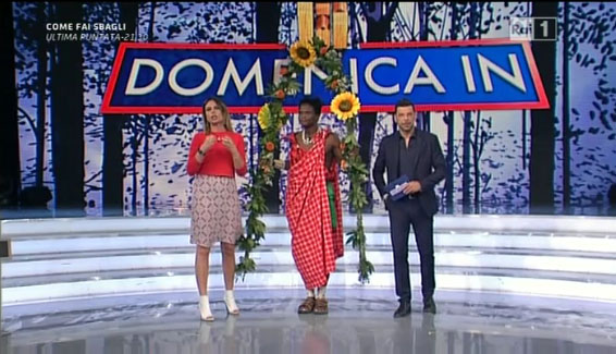 Domenica In, Paola Perego e il Masai: Costanzo rievoca (pure) La Talpa