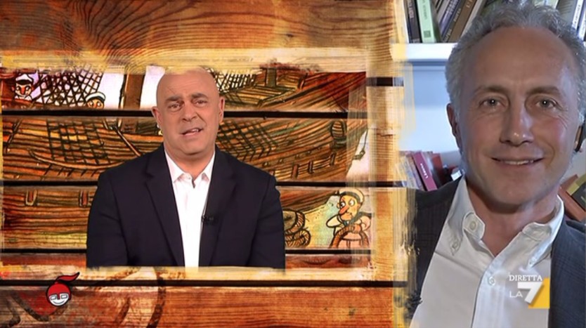 Maurizio Crozza a DiMartedì del 26 aprile 2016 (Video)