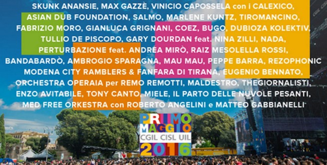 Concerto Primo Maggio Roma 2016, conferenza stampa
