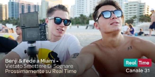 Benji e Fede a Miami in onda a giugno su Real Time