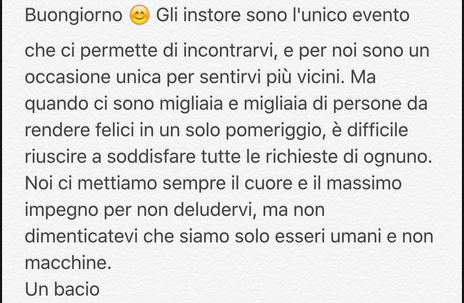 Benji & Fede, instore: “Ci mettiamo sempre il cuore per non deludervi ma siamo solo esseri umani e non macchine”