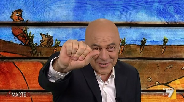 Maurizio Crozza a DiMartedì del 19 aprile 2016 (Video)