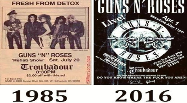 Guns N’Roses reunion, primo concerto al Troubadour: foto e video