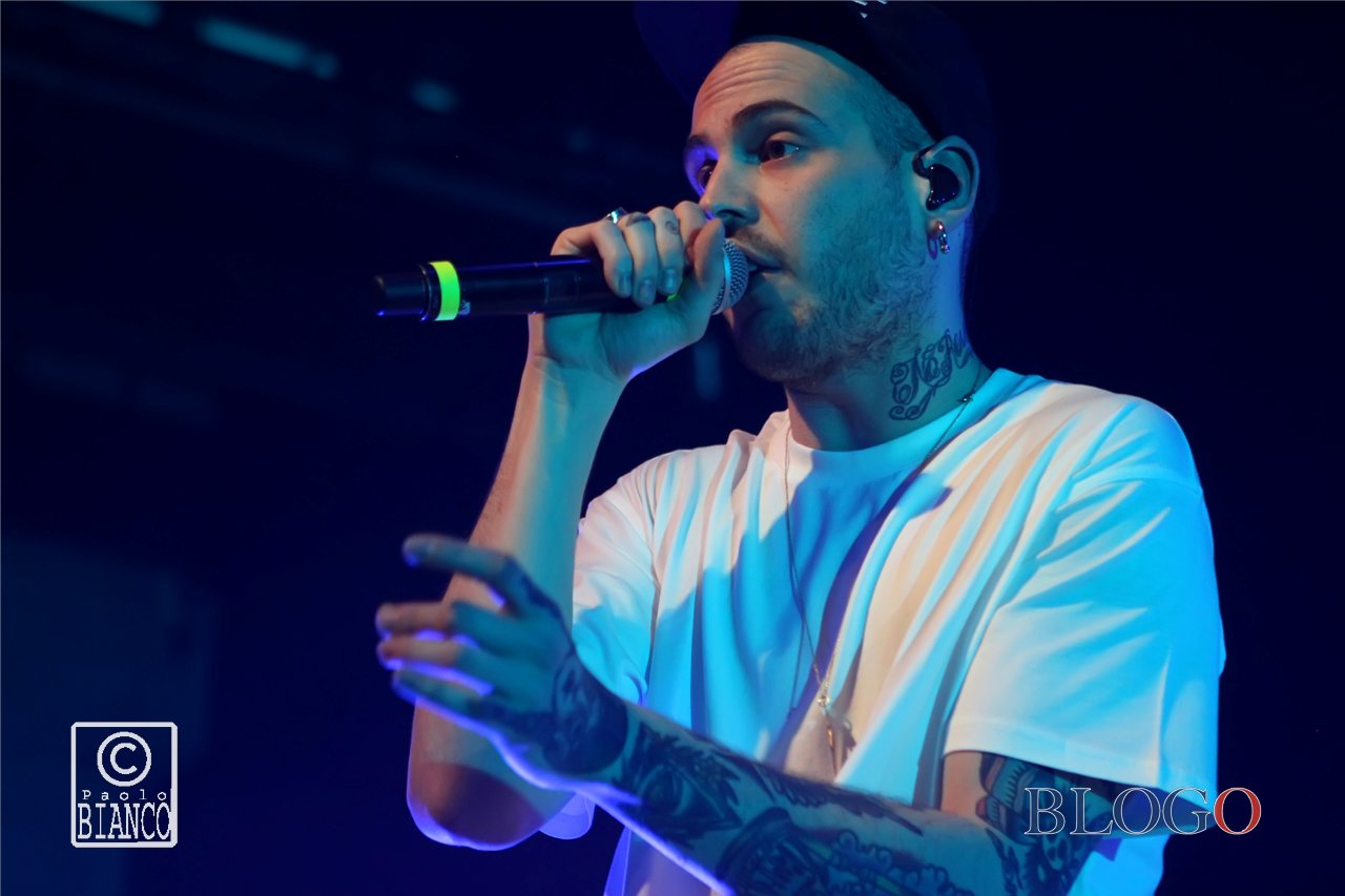 Gemitaiz foto concerto Alcatraz Milano, Marzo 2016 – by Paolo Bianco