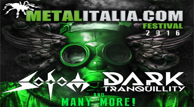 Metalitalia Festival 2016: Sodom e Dark Tranquillity i primi nomi confermati