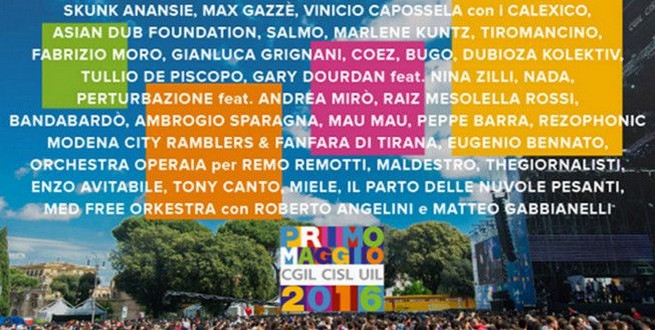 Concerto Primo Maggio Roma 2016, la conferenza della vigilia in diretta: la scaletta
